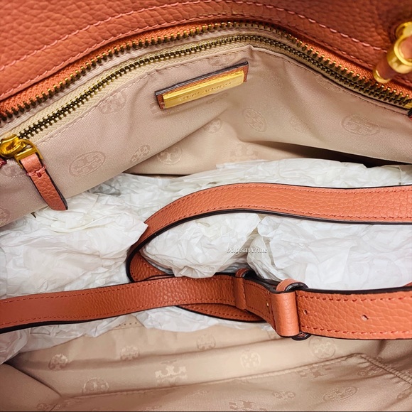 Tory Burch Britten satchel Tramonto large tote 498 - Picture 8 of 10